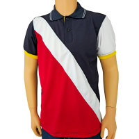 Polo con franjas B frontal
